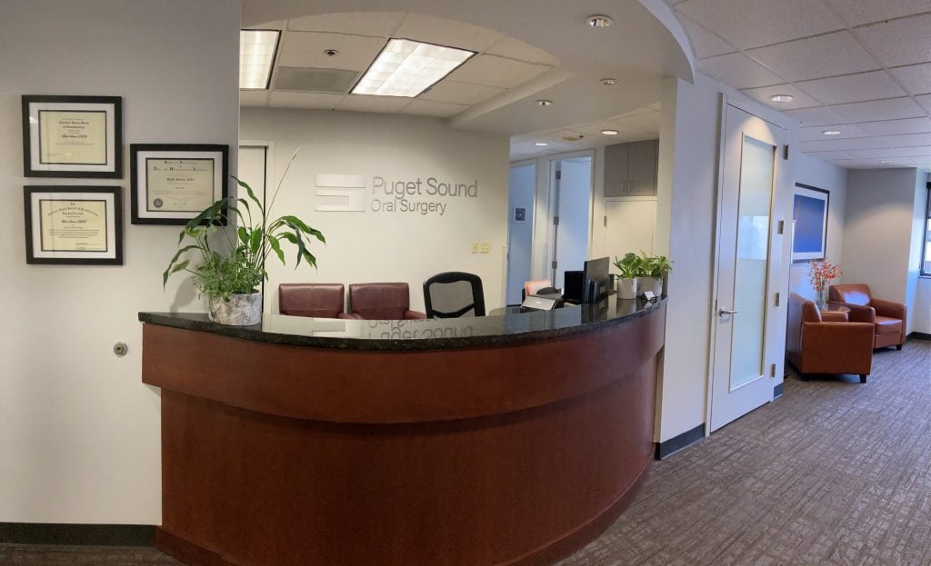 reception desk - office photo